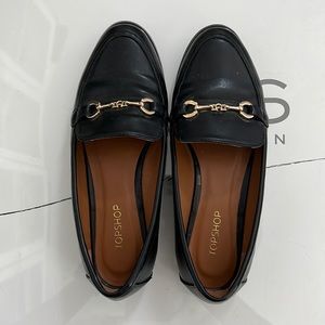 Topshop Black Loafer